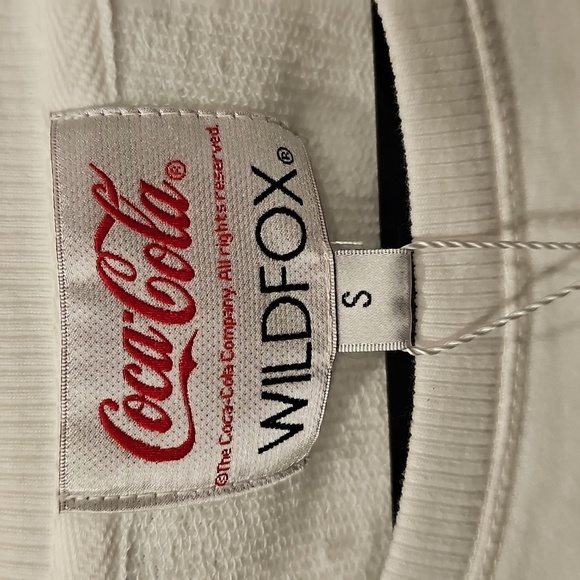 Wildfox X Coca Cola Vanilla Always The 90s Ophelia Sweatshirt NWT Sz Small - Picture 9 of 12